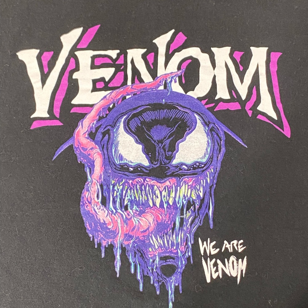 Venom Black Graphic T-Shirt - Picture 3 of 6